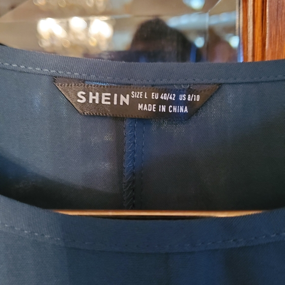 Green peplum top - Picture 3 of 3